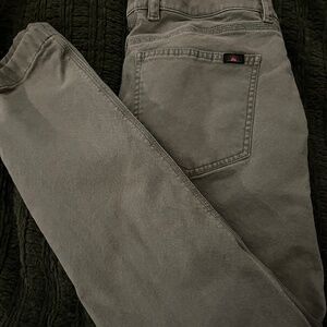 Faherty Men's Flannel-lined Gray Jeans